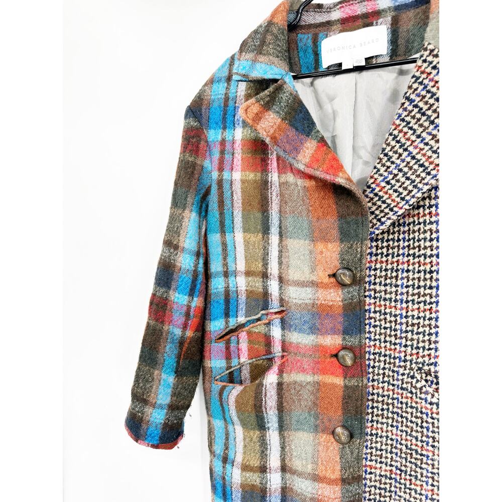 Veronica Beard‎ India Patchwork Dickey Coat Size L - Picture 6 of 7